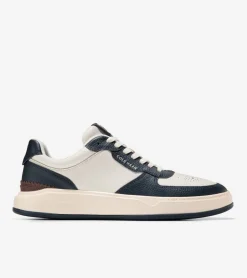 Cole Haan Extended Sizes & Widths|Sneakers*Men's GrandPrø Crossover Sneakers Ivory-Blueberry