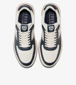 Cole Haan Extended Sizes & Widths|Sneakers*Men's GrandPr&oslash; Crossover Sneakers Ivory-Blueberry