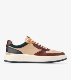 Cole Haan Extended Sizes & Widths|Sneakers*Men's GrandPrø Crossover Sneakers Sesame-Blueberry-Ivory