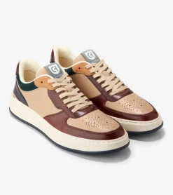 Cole Haan Extended Sizes & Widths|Sneakers*Men's GrandPr&oslash; Crossover Sneakers Sesame-Blueberry-Ivory