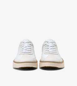 Cole Haan Sneakers*Men's GrandPrø FeatherArc Bike Toe Sneakers OpticWhite-Ivory-Black