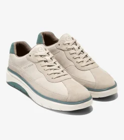 Cole Haan Sneakers*Men's GrandPr&oslash; FeatherArc Bike Toe Sneakers OxfordTan-NorthAtlantic