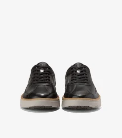 Cole Haan Sneakers*Men's GrandPr&oslash; FeatherArc Bike Toe Sneakers Black-PlumKitten-Paloma