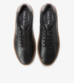 Cole Haan Sneakers*Men's GrandPr&oslash; FeatherArc Bike Toe Sneakers Black-PlumKitten-Paloma