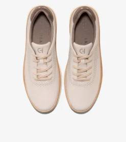 Cole Haan Sneakers*Men's GrandPrø FeatherArc Laser Sneakers OxfordTan-Ivory-Truffle