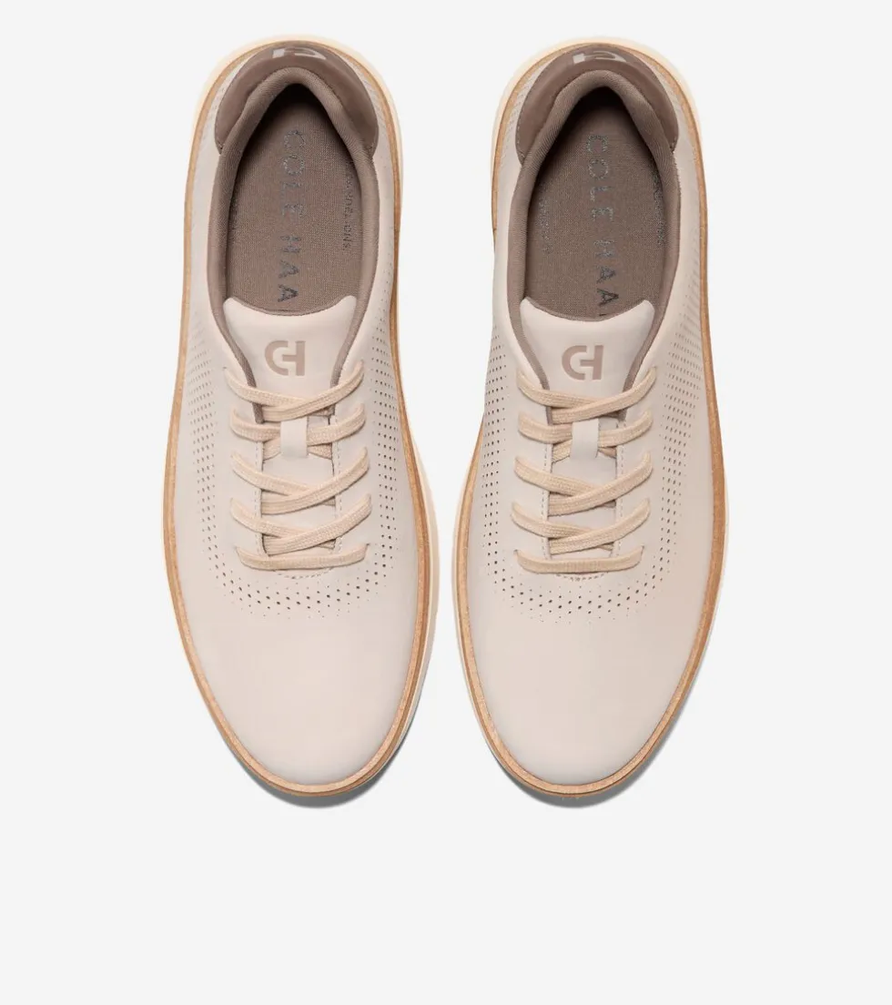 Cole Haan Sneakers*Men's GrandPrø FeatherArc Laser Sneakers OxfordTan-Ivory-Truffle