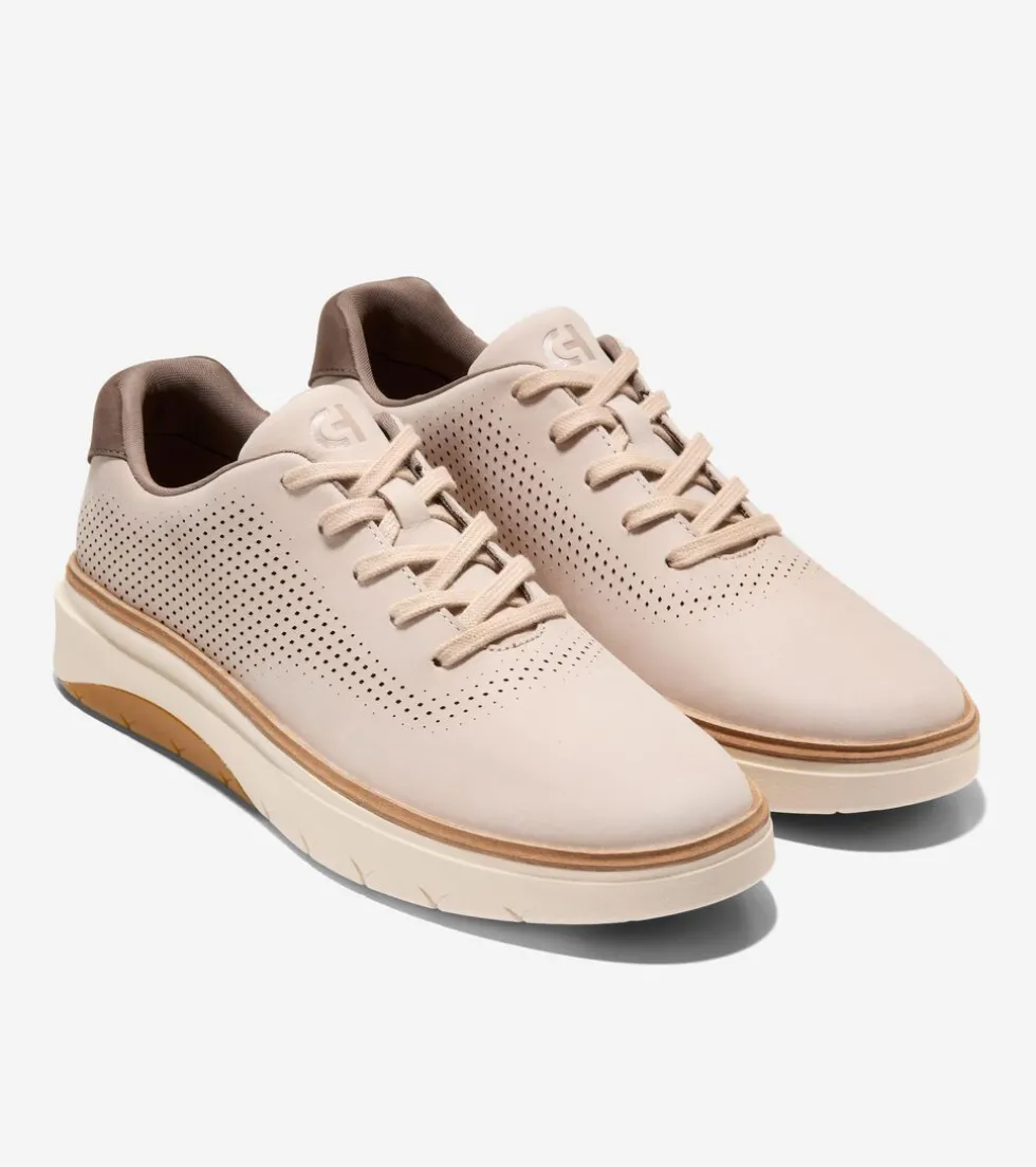 Cole Haan Sneakers*Men's GrandPrø FeatherArc Laser Sneakers OxfordTan-Ivory-Truffle