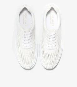 Cole Haan Extended Sizes & Widths|Sneakers*Men's GrandPr&oslash; Rally Laser Cut Sneakers White