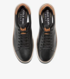 Cole Haan Golf Shoes|Sneakers*Men's GrandPrø Topspin Waterproof Golf Shoes Black-PecanBrown-OpticWhite