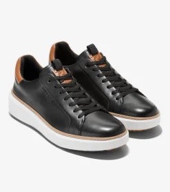 Cole Haan Golf Shoes|Sneakers*Men's GrandPrø Topspin Waterproof Golf Shoes Black-PecanBrown-OpticWhite