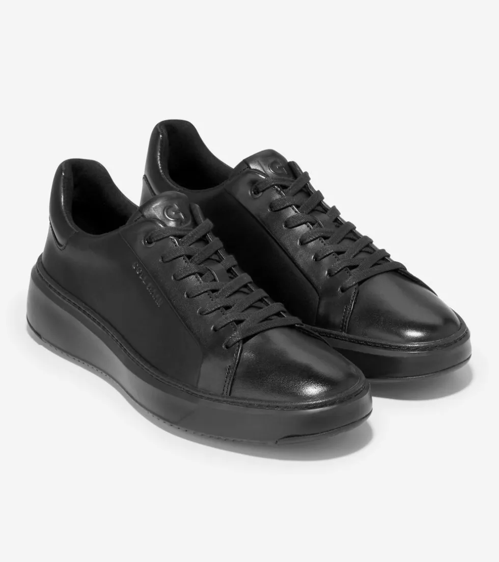 Cole Haan Extended Sizes & Widths|Sneakers*Men's GrandPrø Topspin Sneakers BlackLeather-Black