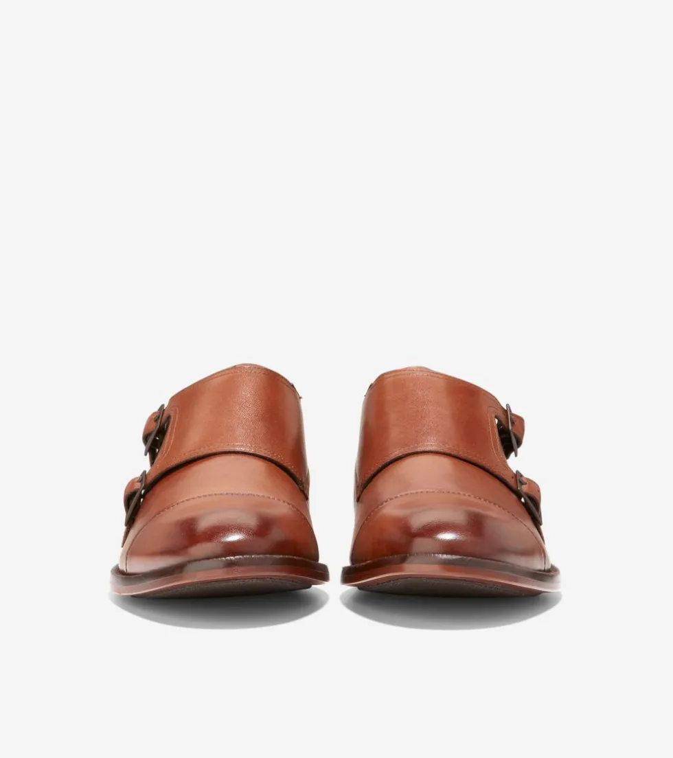 Cole Haan Dress Shoes|Oxfords*Men's Harrison Monk Oxfords BritishTan