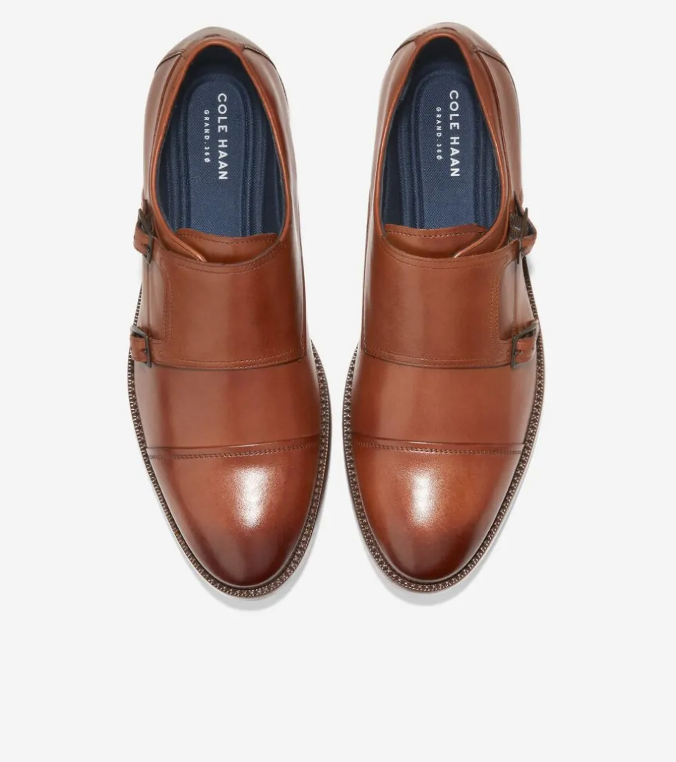 Cole Haan Dress Shoes|Oxfords*Men's Harrison Monk Oxfords BritishTan