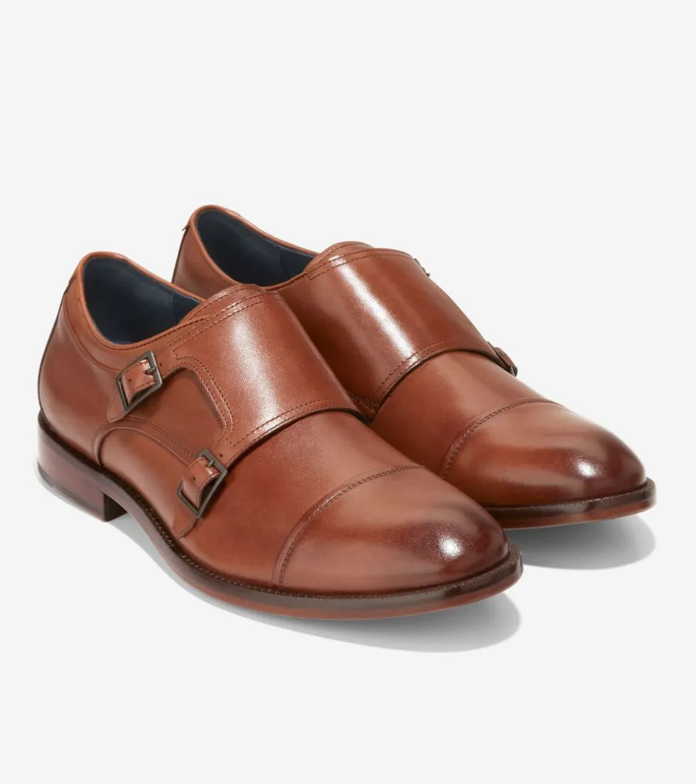 Cole Haan Dress Shoes|Oxfords*Men's Harrison Monk Oxfords BritishTan