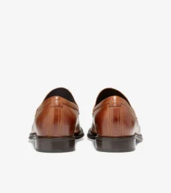 Cole Haan Dress Shoes|Loafers & Drivers*Men's Modern Classics Penny Loafer BritishTan-DarkChocolate