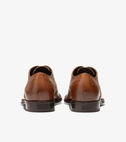 Cole Haan Dress Shoes|Oxfords*Men's Modern Classics Wingtip Oxfords BritishTan-DarkChocolate