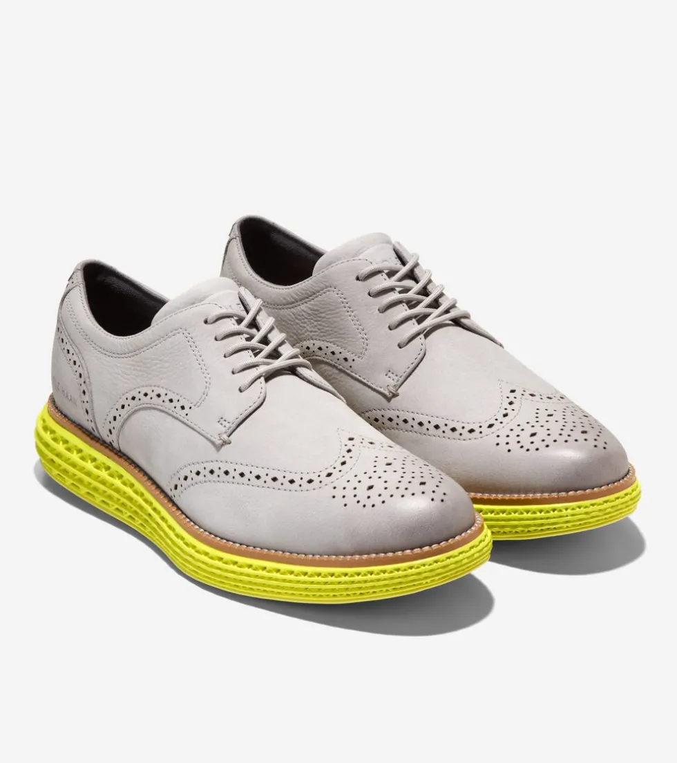 Cole Haan Dress Shoes|Oxfords*Men's ØriginalGrand 2.0 Wingtip Oxfords Natural-WarmOlive