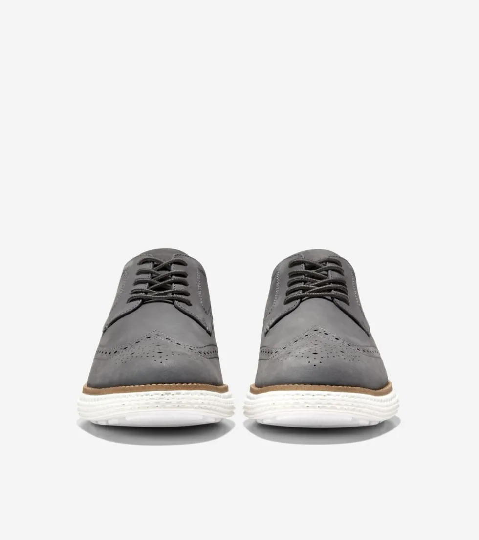 Cole Haan Dress Shoes|Oxfords*Men's ØriginalGrand 2.0 Wingtip Oxfords Magnet
