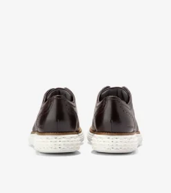 Cole Haan Dress Shoes|Oxfords*Men's &Oslash;riginalGrand 2.0 Wingtip Oxfords DarkChocolate-White