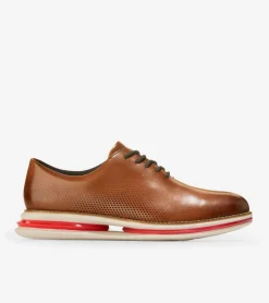 Cole Haan Dress Shoes|Oxfords*Men's &Oslash;riginalGrand Energy Twin Oxfords BritishTan-DarkRoast-MoltenLava