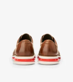 Cole Haan Dress Shoes|Oxfords*Men's &Oslash;riginalGrand Energy Twin Oxfords BritishTan-DarkRoast-MoltenLava