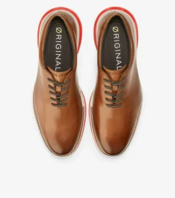 Cole Haan Dress Shoes|Oxfords*Men's &Oslash;riginalGrand Energy Twin Oxfords BritishTan-DarkRoast-MoltenLava
