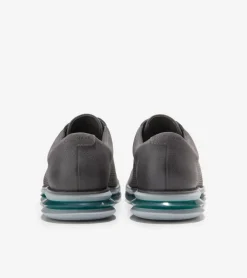 Cole Haan Dress Shoes|Oxfords*Men's &Oslash;riginalGrand Energy Twin Oxfords TornadoNubuck-Aventurine-HarborMist