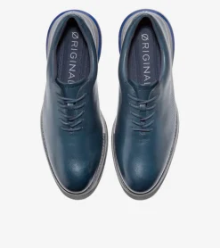 Cole Haan Dress Shoes|Oxfords*Men's &Oslash;riginalGrand Energy Twin Oxfords PacificBlue-DecemberySky