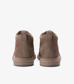 Cole Haan Boots*Men's &Oslash;riginalGrand Moc Toe Chukka Boots Lava-NaturalTan-IrishCoffee