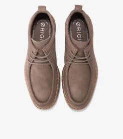 Cole Haan Boots*Men's &Oslash;riginalGrand Moc Toe Chukka Boots Lava-NaturalTan-IrishCoffee