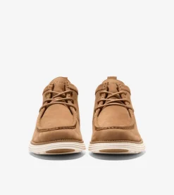 Cole Haan Boots*Men's &Oslash;riginalGrand Moc Toe Chukka Boots GoldenHoney-NaturalTan-Ivory