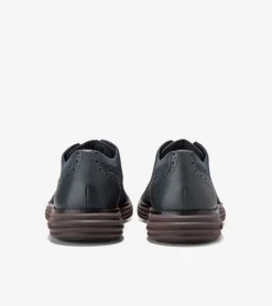 Cole Haan Oxfords*Men's ØriginalGrand Remastered Stitchlite™ Oxfords Blueberry-Black-Madaira