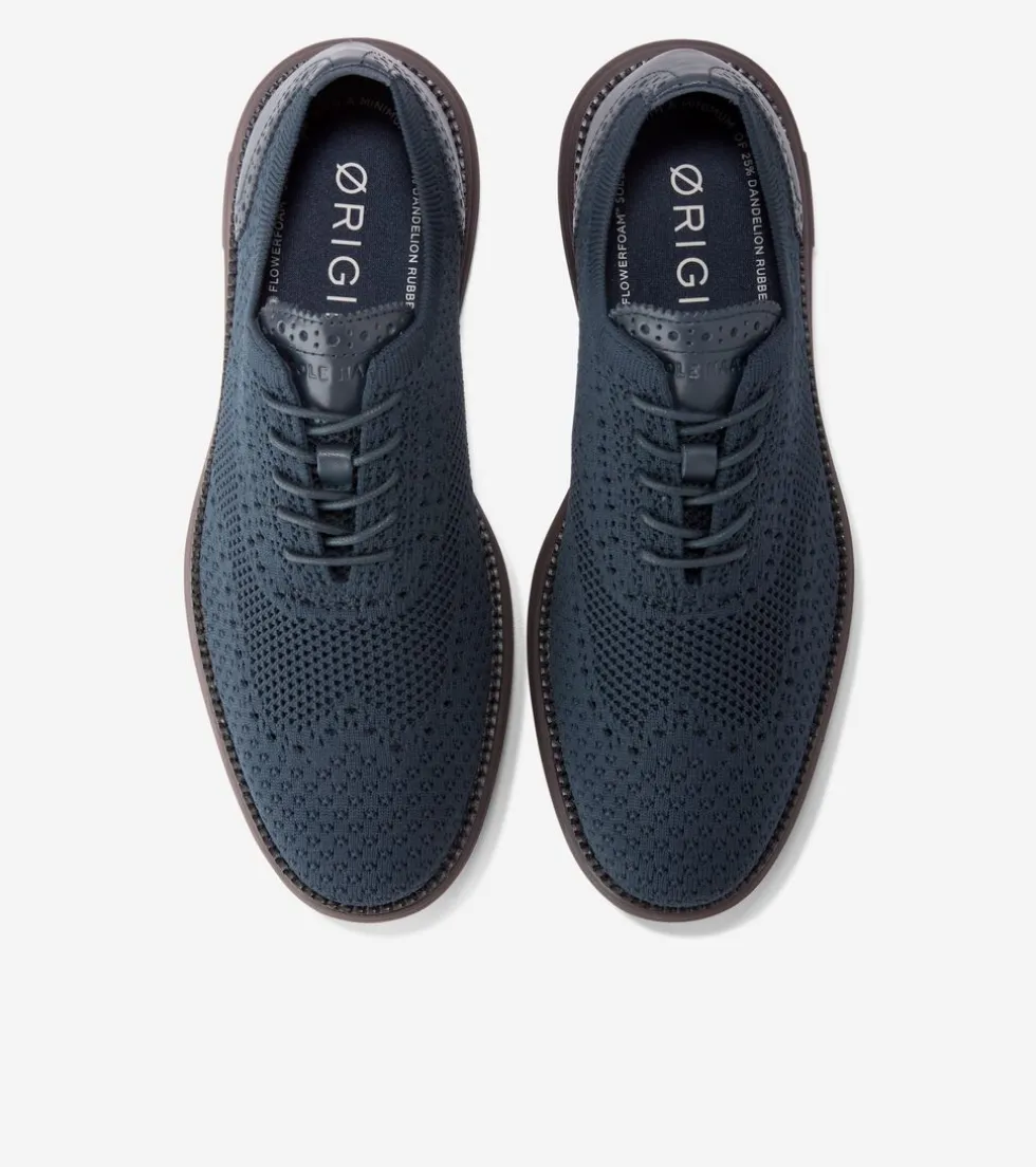 Cole Haan Oxfords*Men's ØriginalGrand Remastered Stitchlite™ Oxfords Blueberry-Black-Madaira
