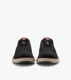 Cole Haan Extended Sizes & Widths|Dress Shoes*Men's &Oslash;riginalGrand Remastered Stitchlite&trade; Oxfords Black-BritishTan-SilverLiningStitchlite&trade;