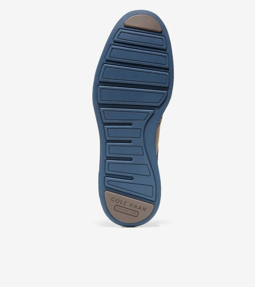 Cole Haan Extended Sizes & Widths|Dress Shoes*Men's ØriginalGrand Remastered Wingtip Oxfords Lava-Blueberry