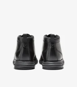 Cole Haan Extended Sizes & Widths|Dress Shoes*Men's &Oslash;riginalGrand Remastered Waterproof Chukka Boots Black