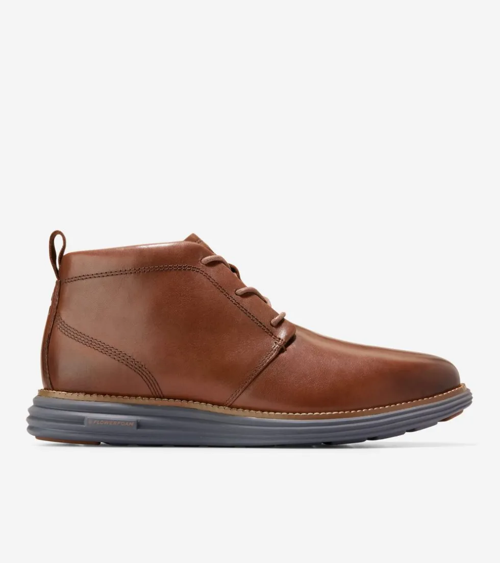 Cole Haan Extended Sizes & Widths|Dress Shoes*Men's ØriginalGrand Remastered Waterproof Chukka Boots Woodbury-DarkRoast
