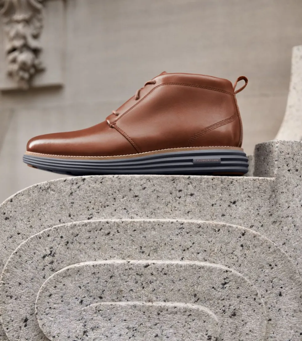 Cole Haan Extended Sizes & Widths|Dress Shoes*Men's ØriginalGrand Remastered Waterproof Chukka Boots Woodbury-DarkRoast