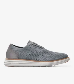 Cole Haan Extended Sizes & Widths|Dress Shoes*Men's &Oslash;riginalGrand Remastered Stitchlite&trade; Oxfords QuietShade-MicrochipGrayStitchlite&trade;
