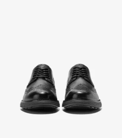 Cole Haan Extended Sizes & Widths|Dress Shoes*Men's &Oslash;riginalGrand Remastered Wingtip Oxfords Black
