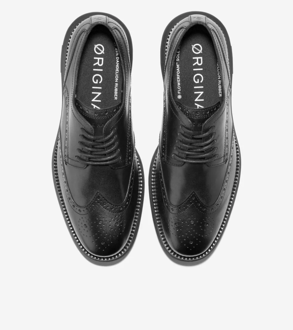 Cole Haan Extended Sizes & Widths|Dress Shoes*Men's ØriginalGrand Remastered Wingtip Oxfords Black