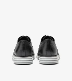 Cole Haan Oxfords*Men's ØriginalGrand Remastered Wingtip Oxfords Black-DecemberSky-GlacierGray