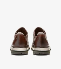 Cole Haan Dress Shoes|Oxfords*Men's ØriginalGrand Ultra Wingtip Oxfords Earthen-DoveGray-RosinGreen