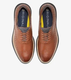 Cole Haan Dress Shoes|Oxfords*Men's &Oslash;riginalGrand Ultra Wingtip Oxfords WoodburyLeather-Java