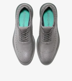 Cole Haan Dress Shoes|Oxfords*Men's ØriginalGrand Ultra Wingtip Oxfords DecemberSky-Pavement-Atlantic