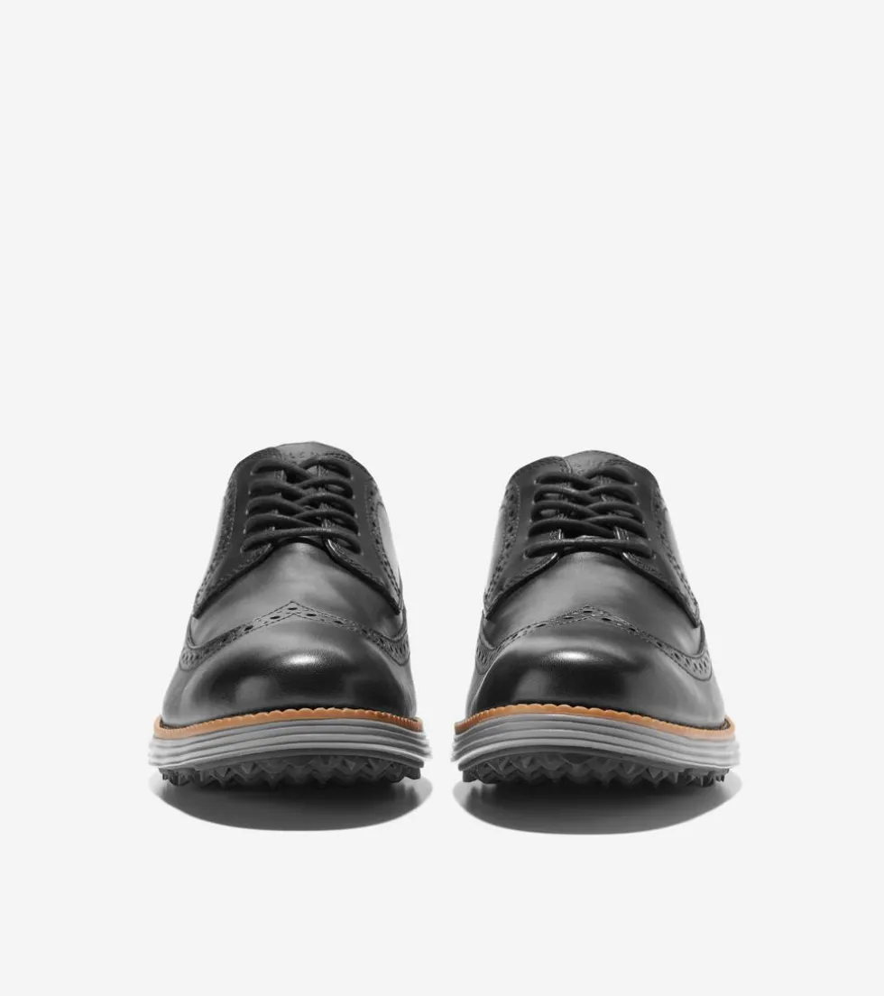 Cole Haan Golf Shoes|Oxfords*Men's ØriginalGrand Water-Resistant Golf Shoe Black-Natural-QuietShade