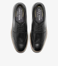 Cole Haan Golf Shoes|Oxfords*Men's ØriginalGrand Water-Resistant Golf Shoe Black-Natural-QuietShade