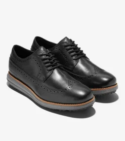 Cole Haan Golf Shoes|Oxfords*Men's ØriginalGrand Water-Resistant Golf Shoe Black-Natural-QuietShade