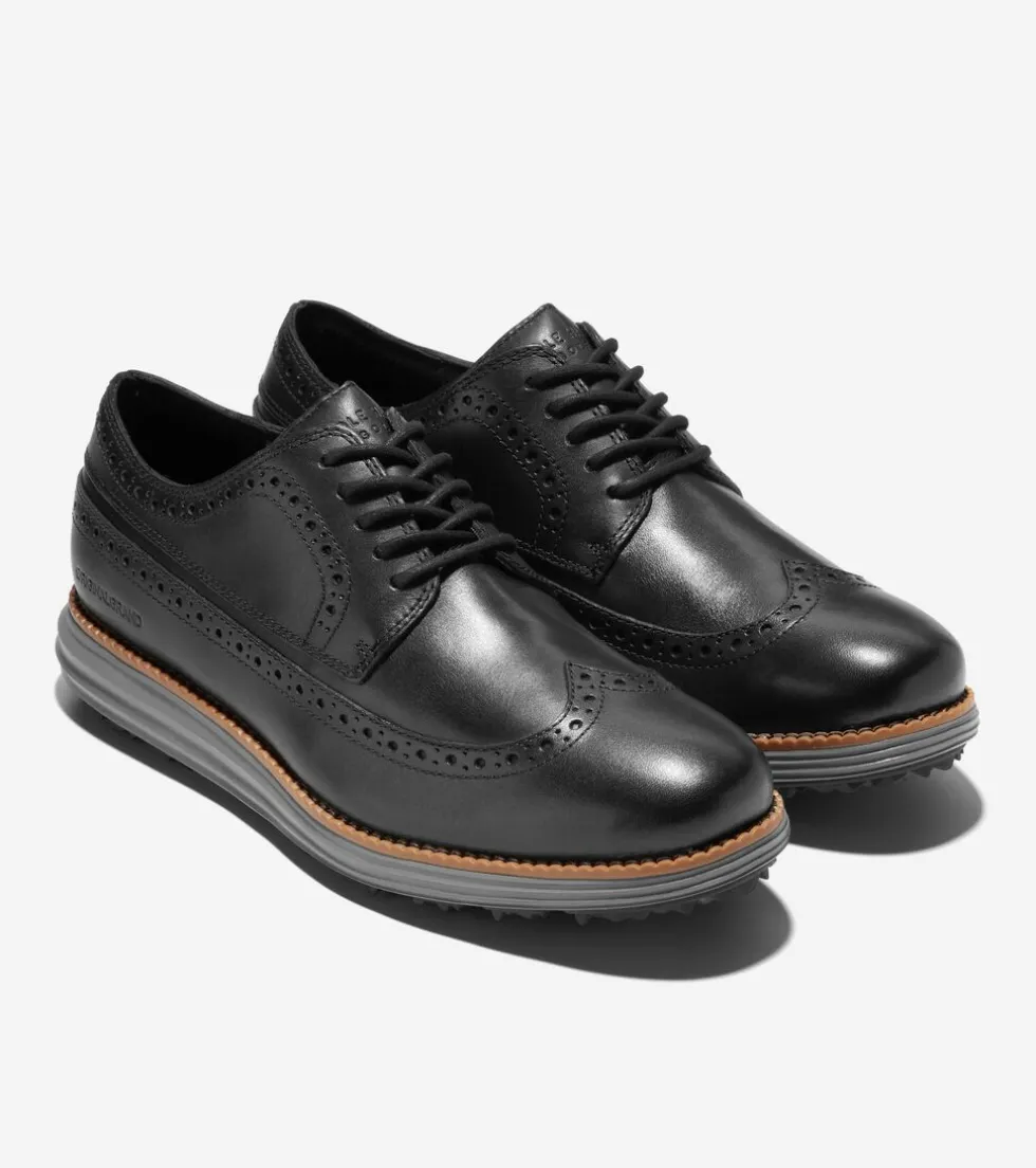 Cole Haan Golf Shoes|Oxfords*Men's ØriginalGrand Water-Resistant Golf Shoe Black-Natural-QuietShade