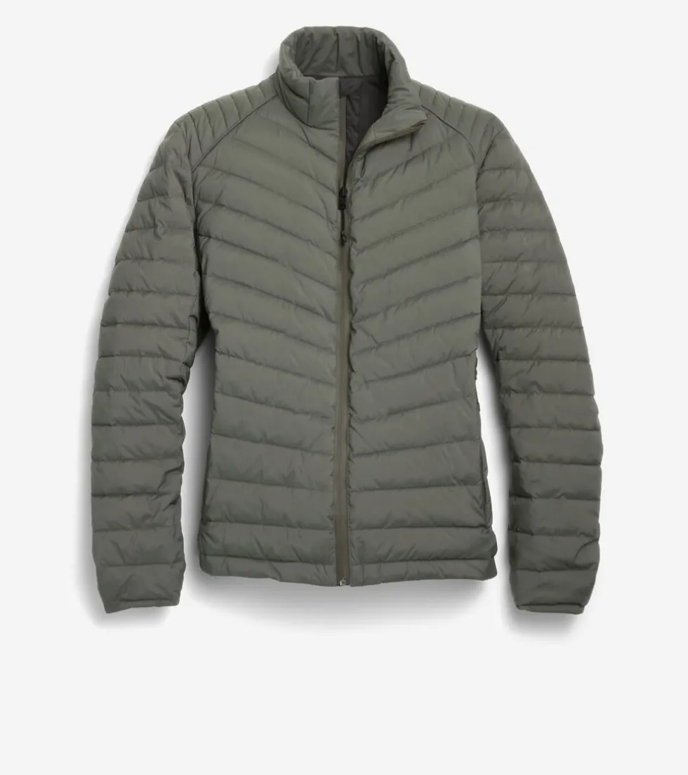 Cole Haan Puffer Jackets|Quilted Jackets*Men's Quilt Jacket Green